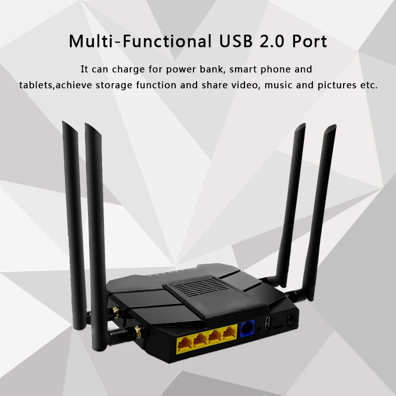 Quad Core ODM OEM Unlock Modem SIM Card Mobile Dualband WiFi Device WiFi Hotspot 4g lte Router