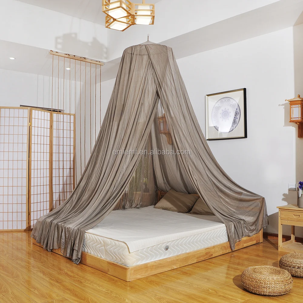 RF Shielding EMF Protection Silver Bed Canopy Radiation Proof Conductive EMF Mosquito Net