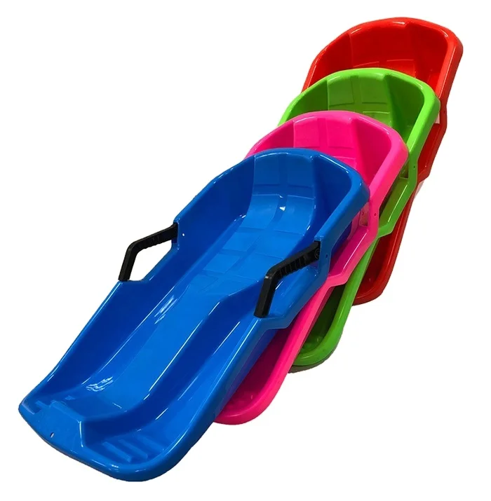 Hot sales plastic extended&thickened skis sandboarding single pair grass sleigh cars custom