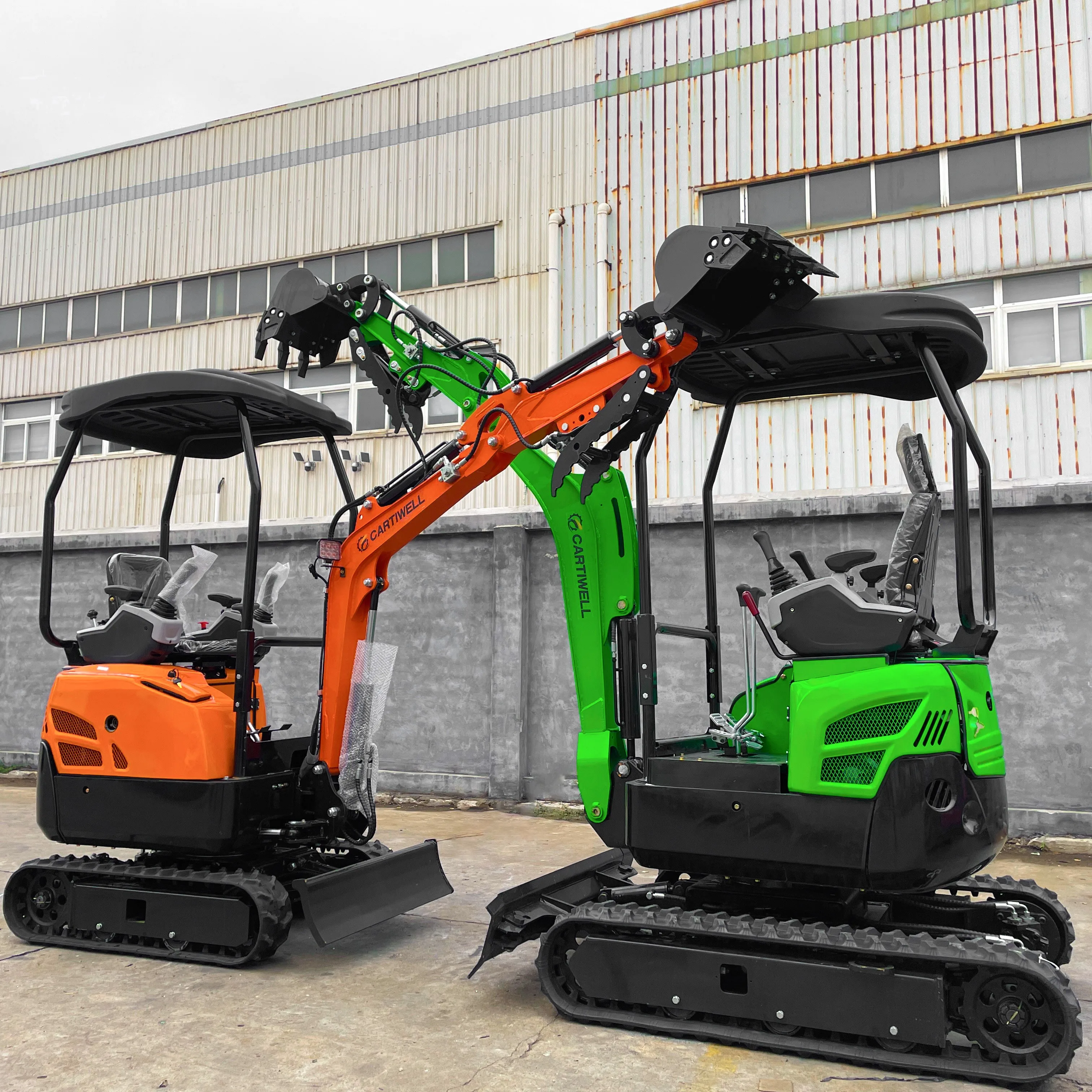Бесплатная доставка EPA Mini pelle minibagger Farm mini digger 1 тонный мини-экскаватор Kubota гусеничные цены