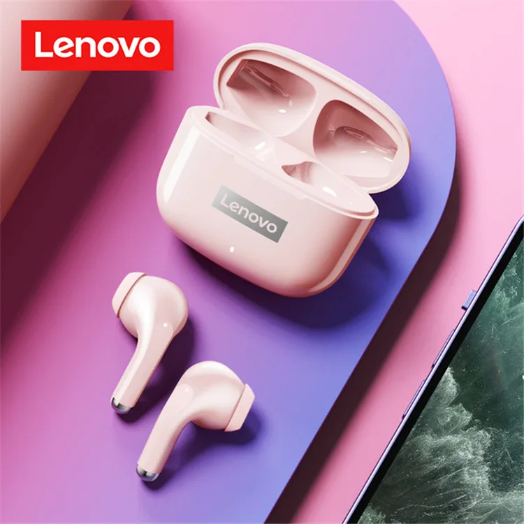 New Original Lenovo LP40 Pro TWS Wireless Earphone Headphones Touch Control Dual Stereo Bass Earbuds Sports Headset