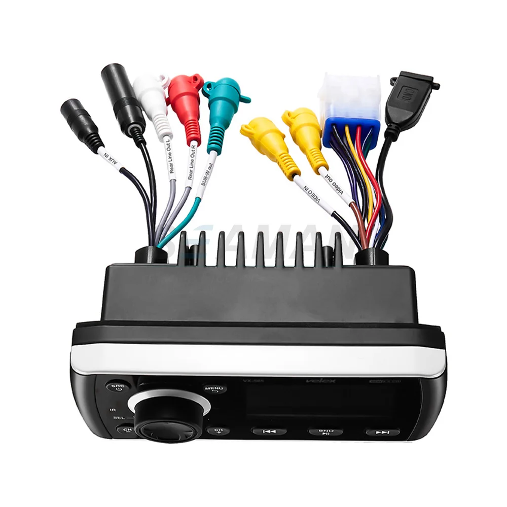 Marine stereo Bluetooth Audio/Video Receiver 3 inch IPS display with remote controller for Yacht car RV