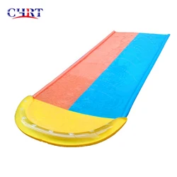 Okyrie Summer Inflatable Foldable Floating Row Water Slides Mat Summer Spray Water Toys For Outdoor Grass Game