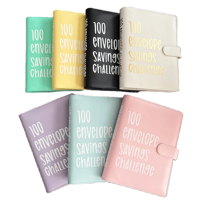 Savings Challenges Book with Envelopes Budget Planner Book for Budgeting 100 Envelope Challenge Binder