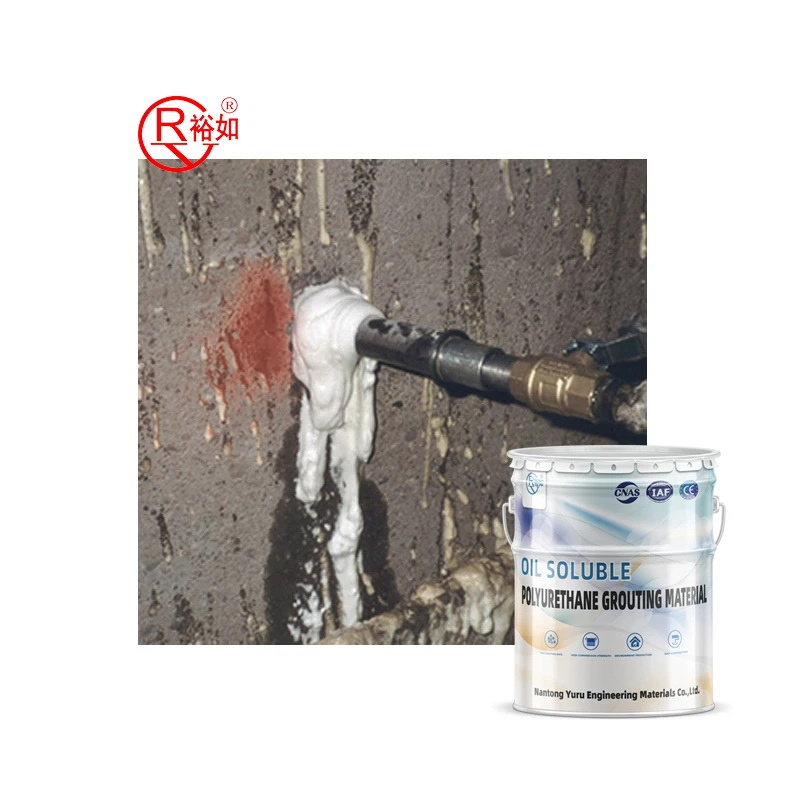 Yu Ru High Quality Polyurethane Foam Grouting Oil Based PU Foaming Agent Hydrophobic Injection Grouting