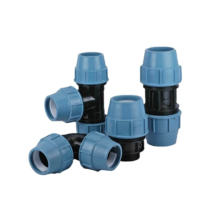 Factory Direct Irrigation Blue Green Black HDPE Socket PP PE Compression Fitting Prices Coupling