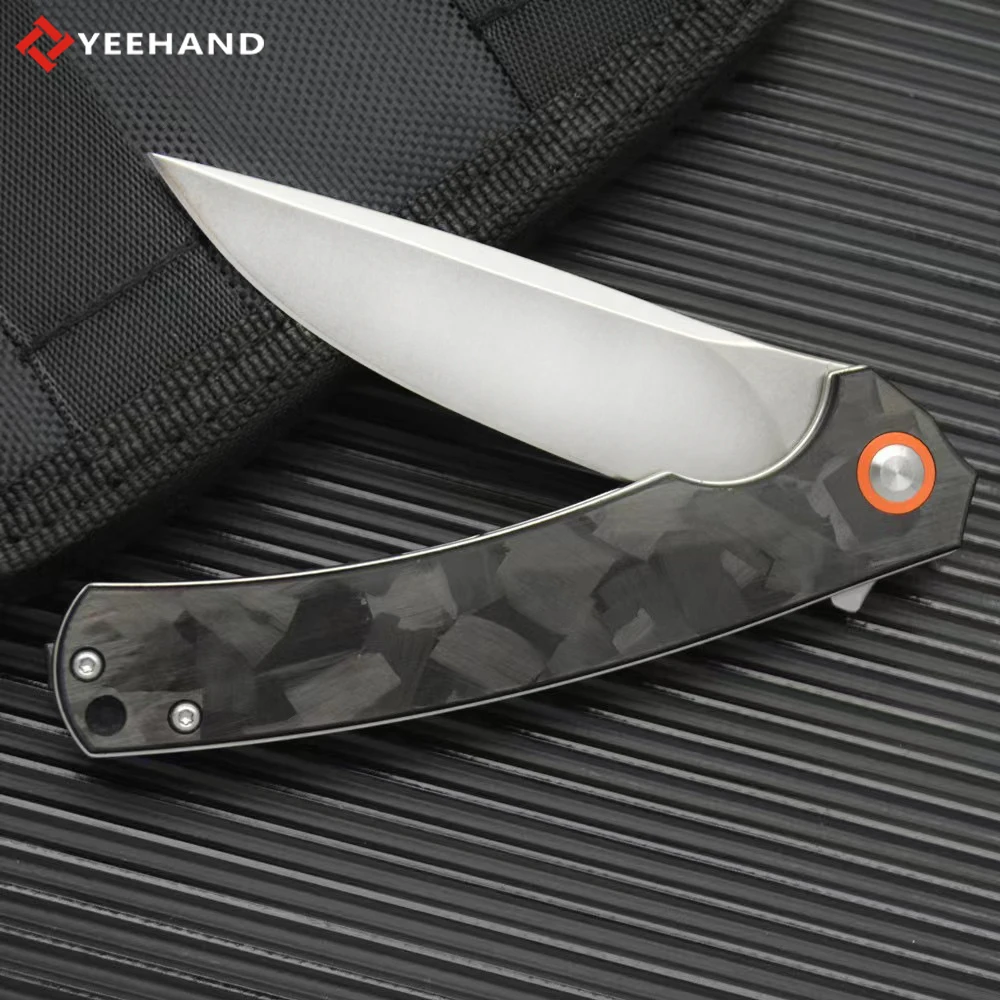 Hot Sell potable edc camping  5CR15 stainless steel tactical folding knife outdoor knife