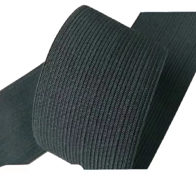 Factory Wholesale Stock Polyester Stretch Knitted Elastic Band For Waistband/sports Pants/free Samples/goma Elatico
