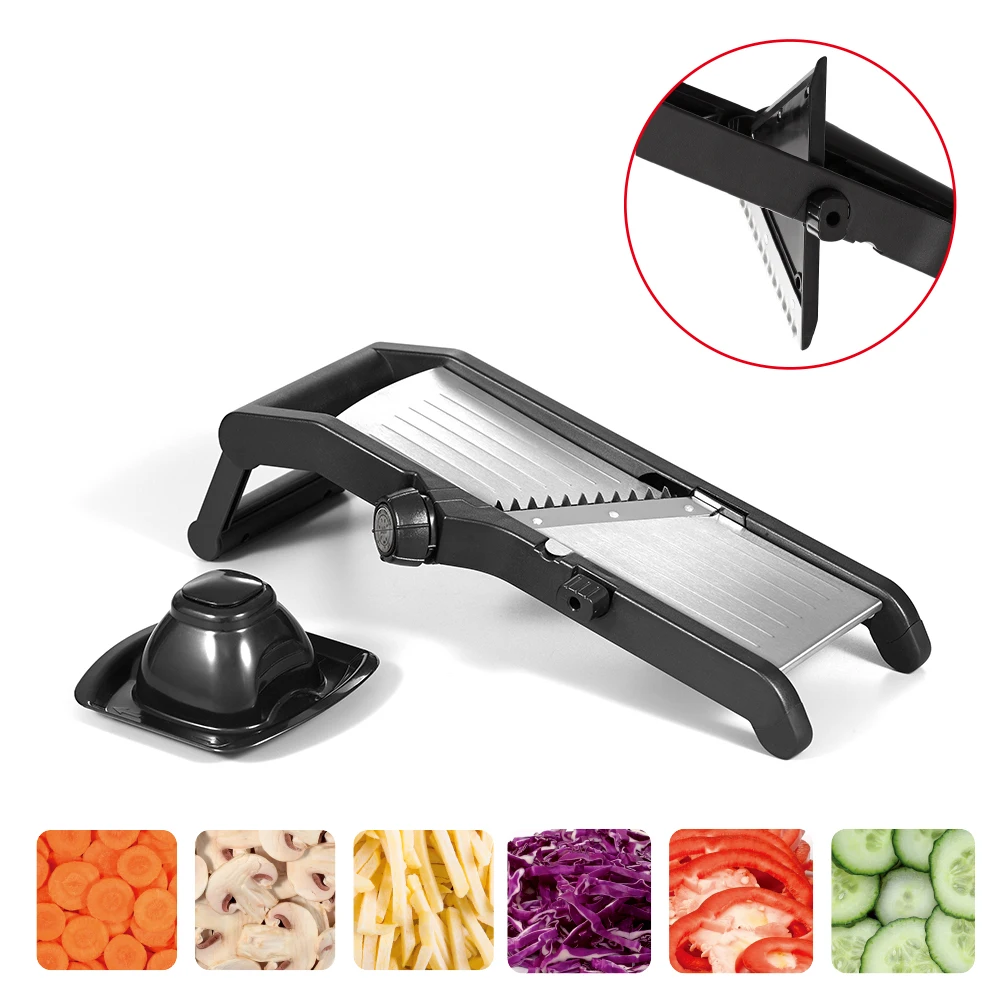 kitchen Hand manual stainless steel adjustable mandolin vegetable cutter slicer