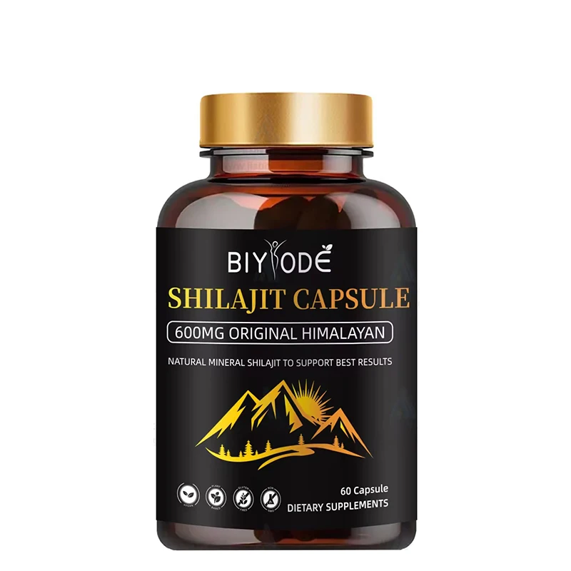 GMP factory pure naturel himalayan wholesale brain memory immune system support custom shilajit capsule