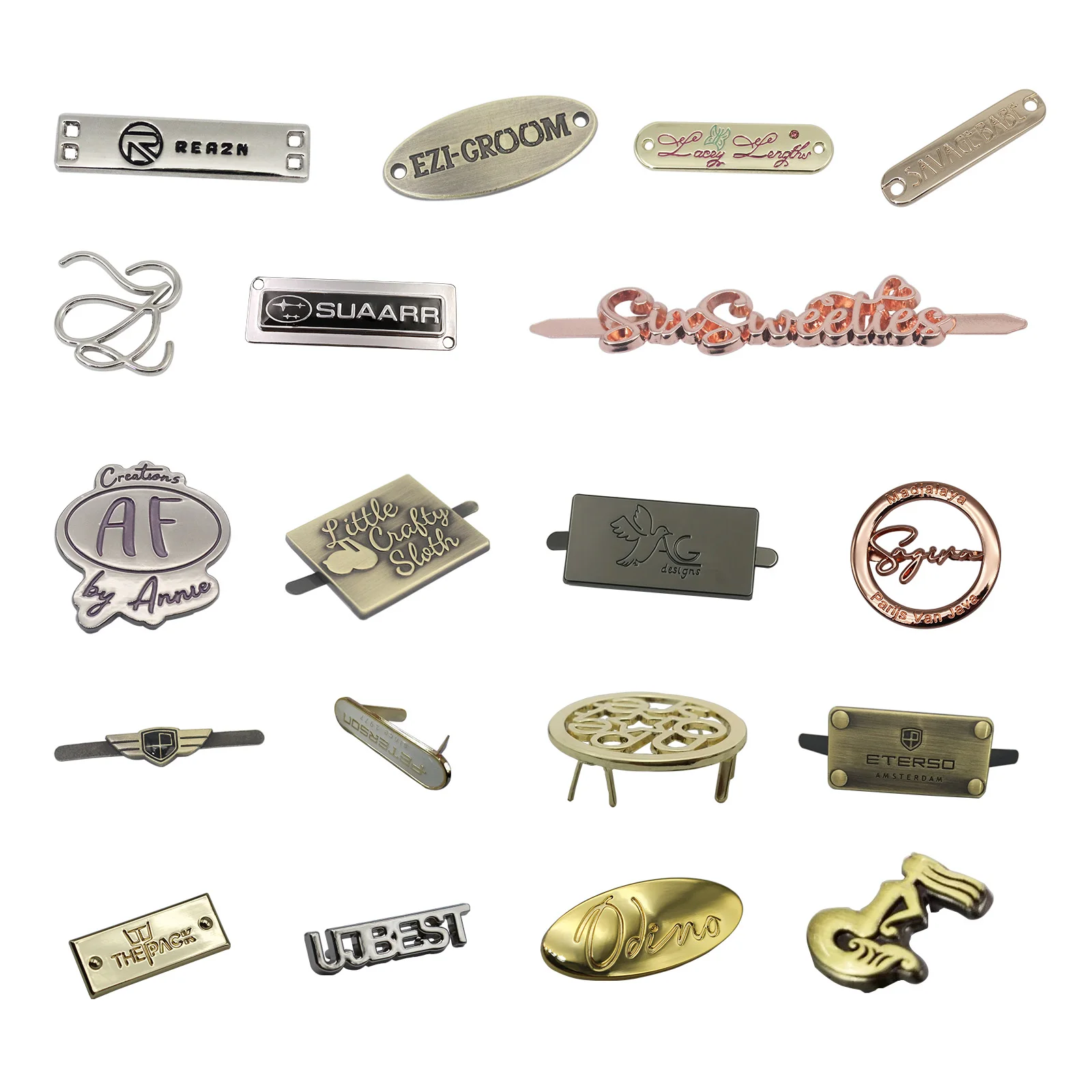 Индивидуальная табличка с логотипом из цинкового сплава - Нержавеющие металлические таблички для идентификации автомобилей и оборудования использования на открытом воздухе.