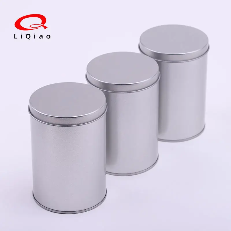 Manufacturers Customizable Embossing Flat Cover Tea Gift jar Tinplate Box Metal Packaging Coffee Bean Tin Can