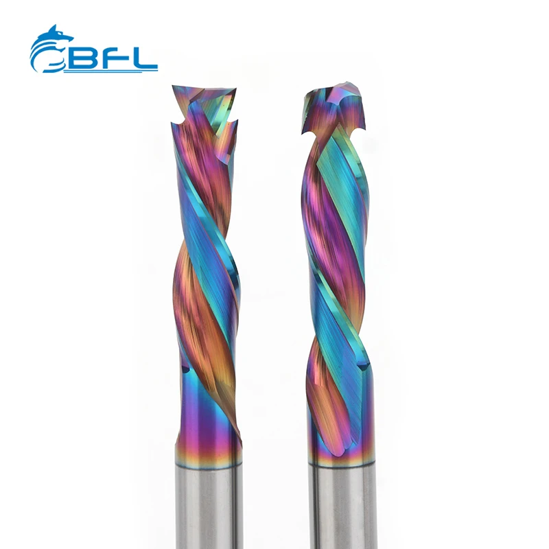 BFL CNC Tool Bit Carbide 2 Flutes Up down Cut compression Bit End Mill Cutters