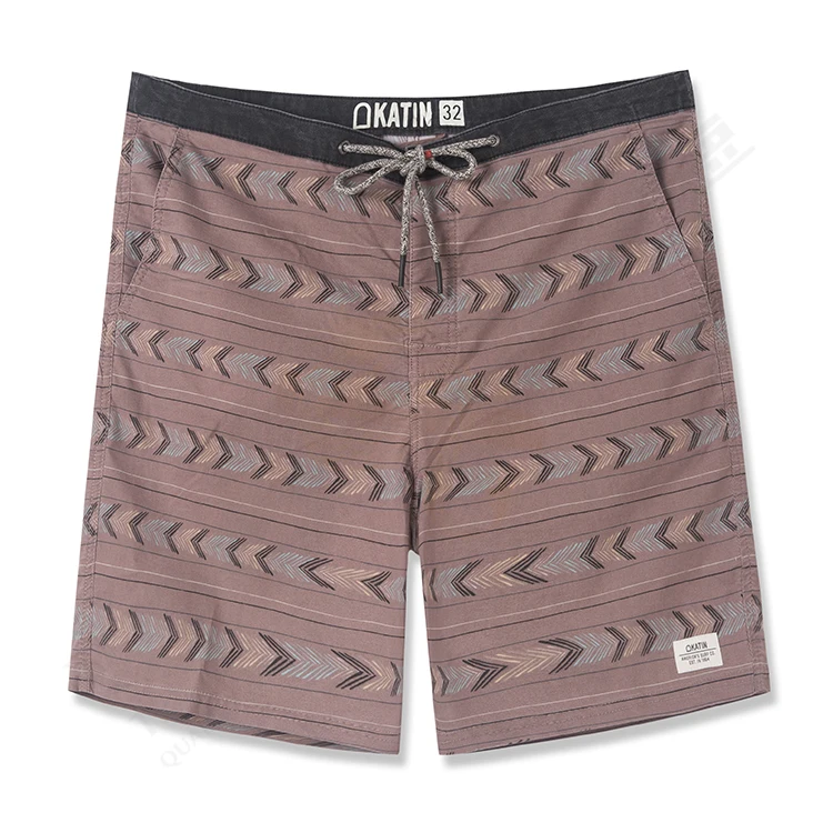 Summer Sexy mens beach shorts Plus size men stripe swim trunk quick dry Swimwear