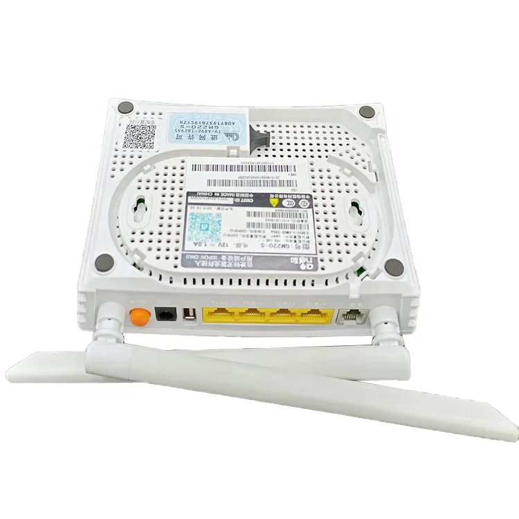 English Version China Mobile GPON XPON ONU GM220-S 5dbi fiber optic equipment wifi routers also GM620  used gm220s xpon