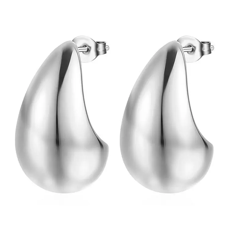 Perfectly Around Earlobe Smooth Sleek Sculpted Dome Shape Unique Elegant Lightweight Comfortable For Women Earring