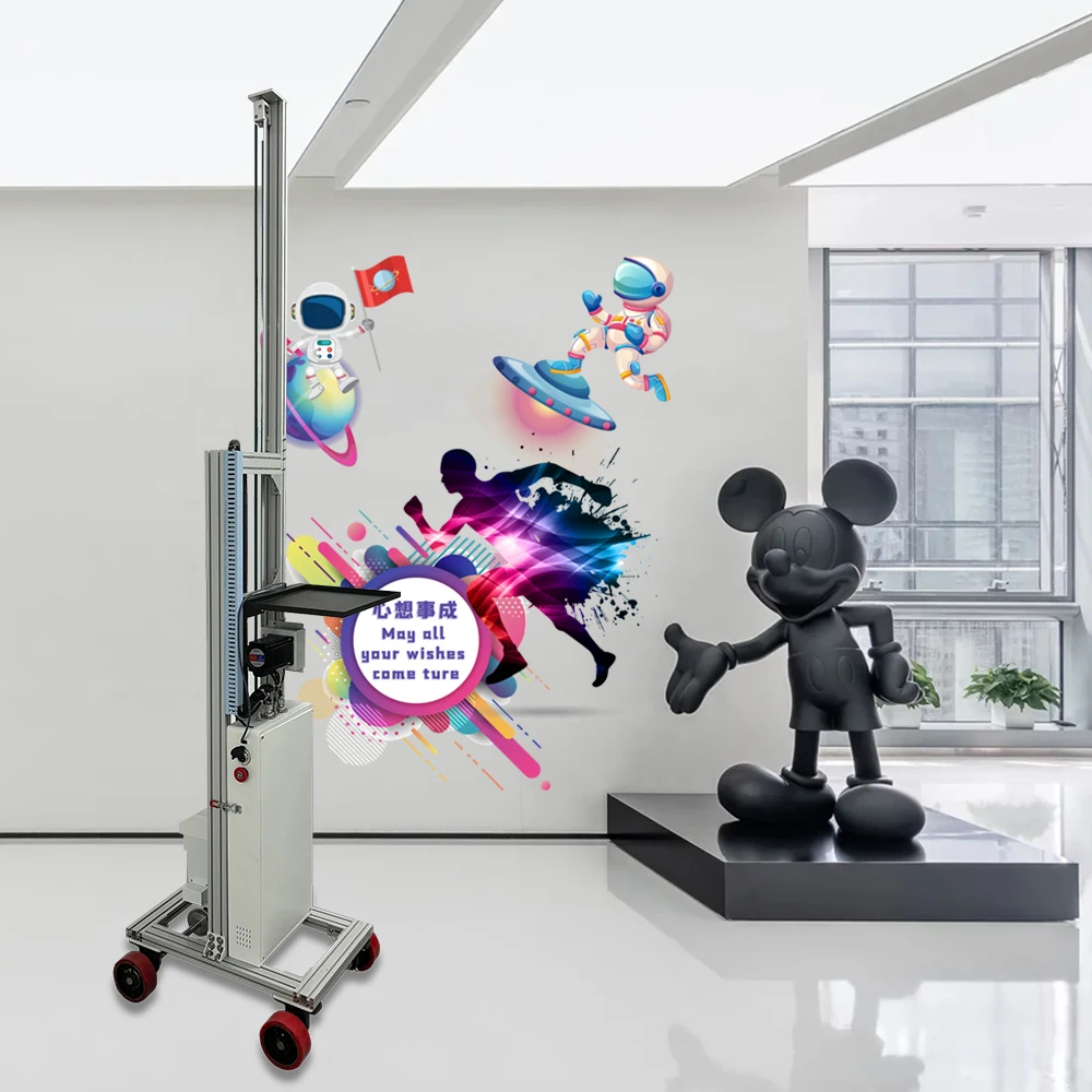 Portable Wall Printer Art Walls UV 3D Vertical Automatic Pictures Wall inkjet Printer Painting Drawing Machines