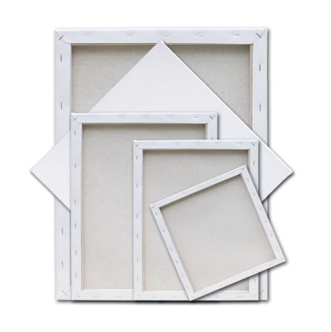 30*40cm 100% Pure Cotton 280g Paint Stretched Linen Canvas Frame with Art Blank