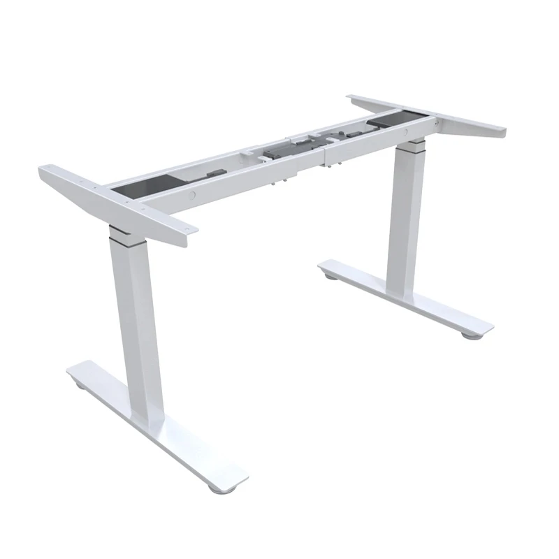 
Two Legs Ergonomic Dual Motors Square Leg Electric Height Adjustable Sit Standing Desk Frame 