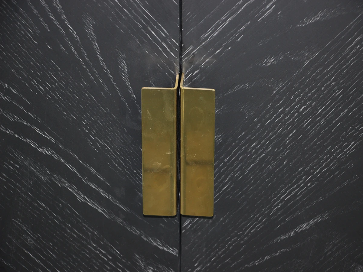 Tea Table Nordic Light Luxury Household Double Drawer Stainless Steel TV Cabinet Set