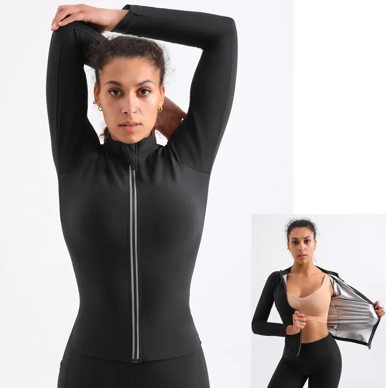 Рубашка для бодибилдинга LCFC, костюмы для сауны с длинными рукавами, похудение, потеря веса, на молнии, сауна-рубашка