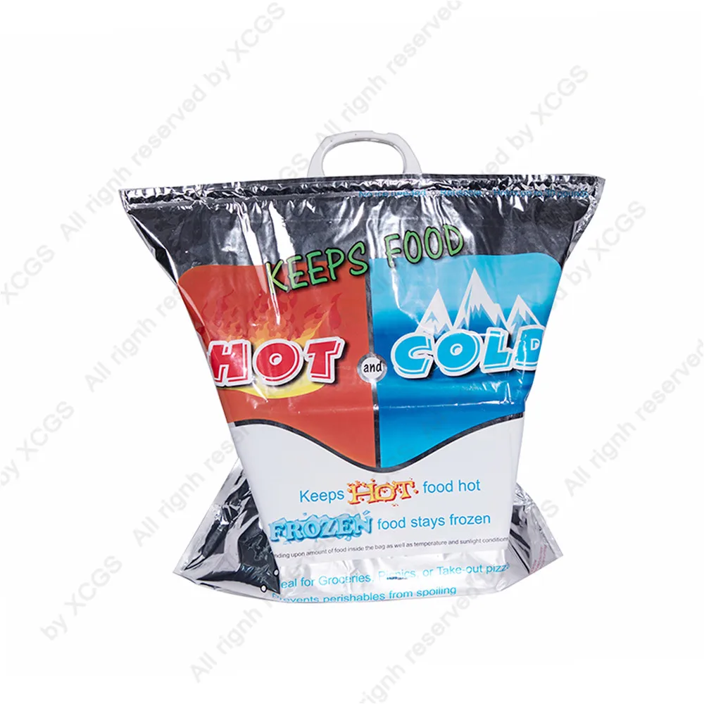 Beer Ice Cream Keep Cold Pizza Dessert Keep Fresh Insulated Pouch Zipper Hand-held Restaurant Food Take-out Thermal Cooler Bags