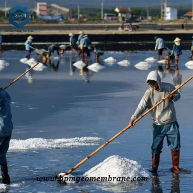 HDPE Geomembrane 1.5 Double Side Smooth Liner Price Per Square Meter for Salt Evaporation