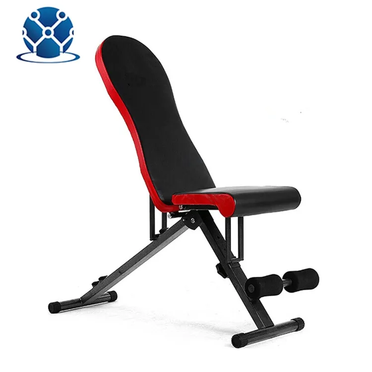 Home Gym  Workout Adjustable Flat Exercise Foldable Fitness Sit Up Dumbbell Weight Benches
