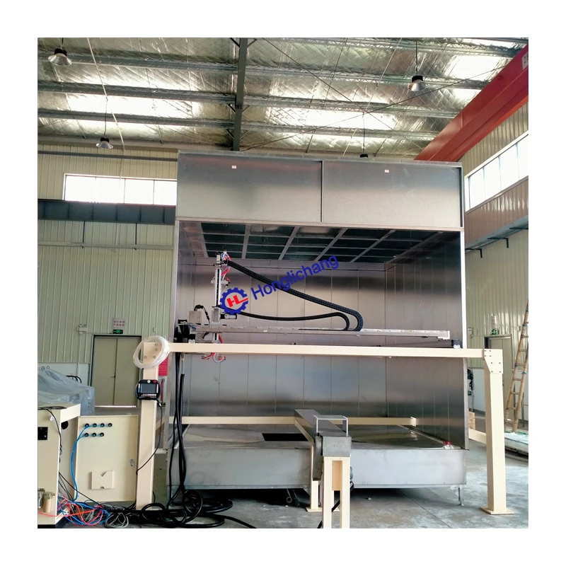 CE Certificated 6 Axis Automatic Linear Spray Painting Paint Machine for Painting Curved Parts