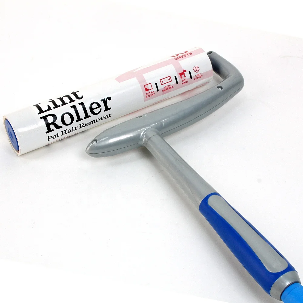 Лидер продаж сверхмощный липкий ролик 25 см регулируемый одноразовый для удаления