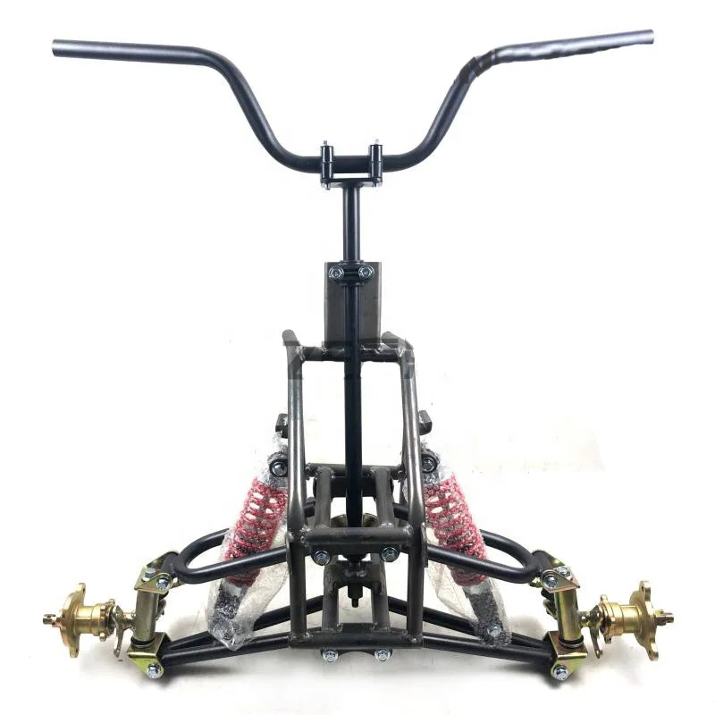 Рулевая тормозная система GO KART KARTING UTV переднее рулевое колесо подвеска Swingarms амортизаторы Передняя Рамка Для вездехода
