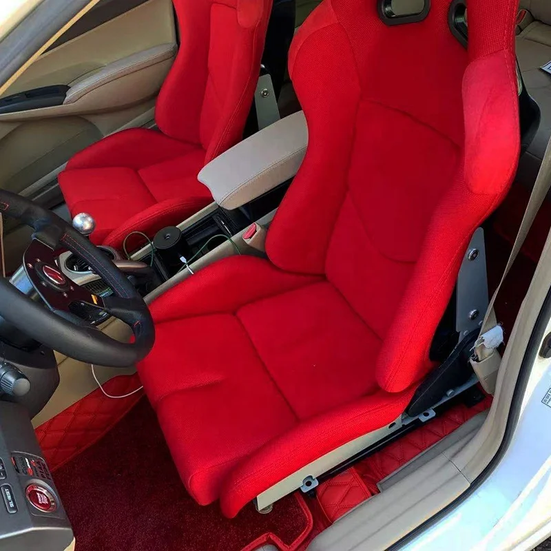Game Seat Covers Racing Bucket Seat with Adjustable Slide Fit Racing Wheel