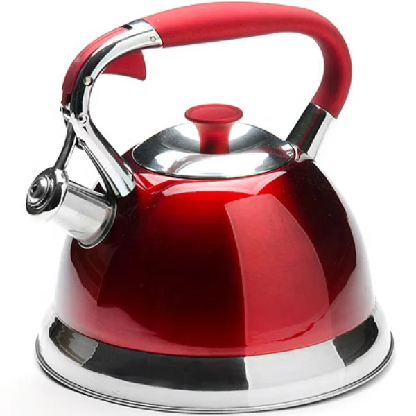 2.5L Auto Handle Stainless Steel Whistling Tea Kettle Water Kettle Amazon Hot Selling Tea Pot For Stove Top