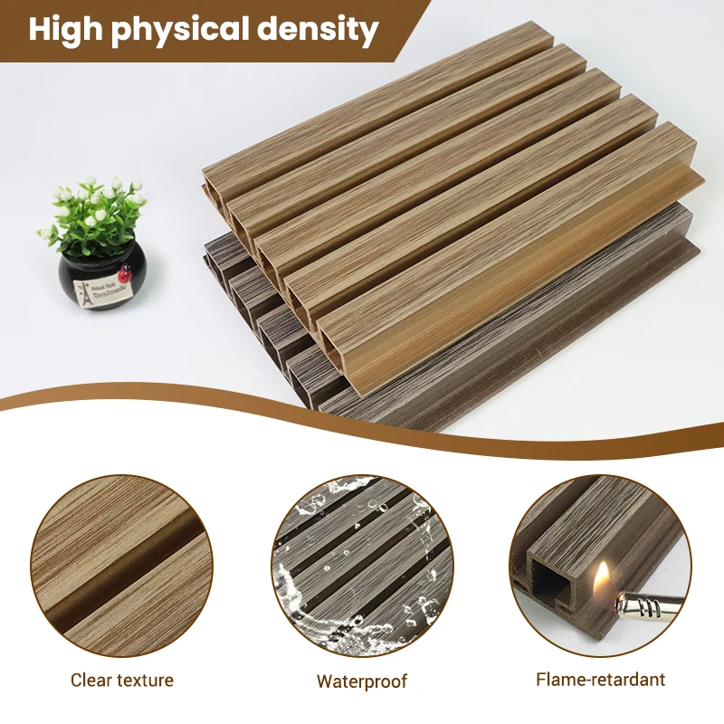 Superior Quality Proper Price Outdoor WPC Wall Cladding 3d Insulated Wainscoting Panels Wood Wall Panels