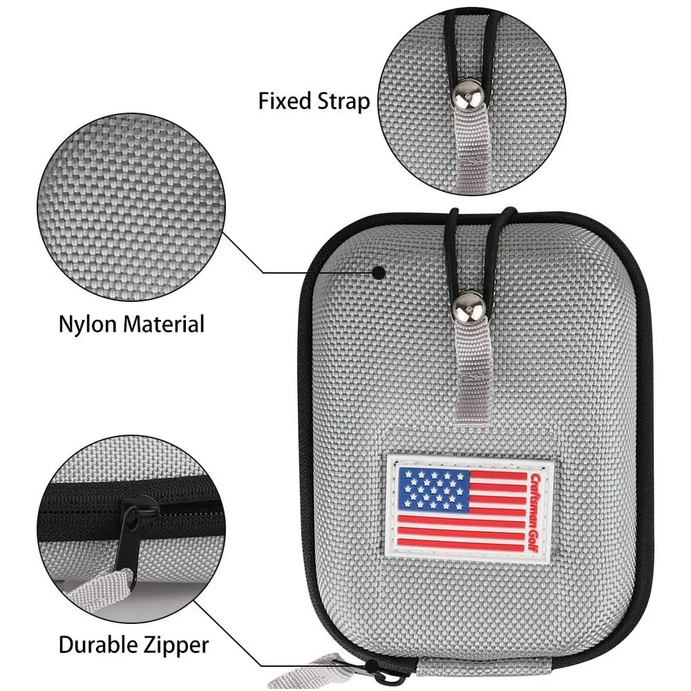 USA Flag Golf Range Finder Bag Hard Case for Tectectec Callaway and Other Most Brands Also for Customization with Your Name