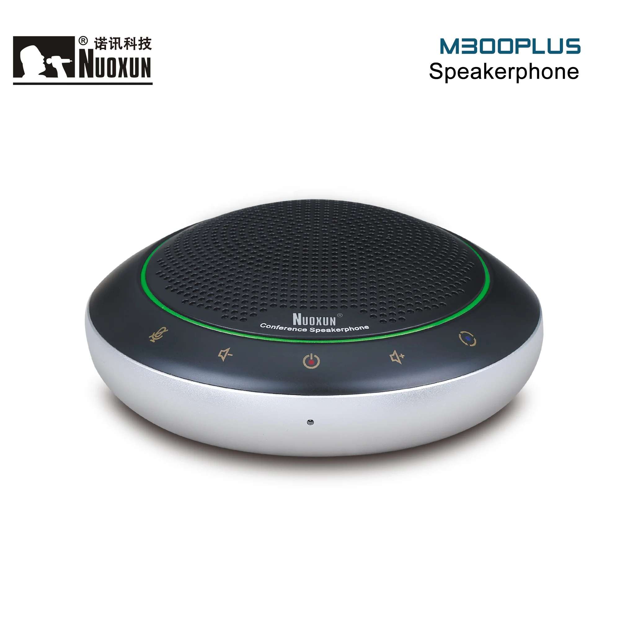 Wireless BT Speaker with Full Duplex Microphone for Conference Meeting M300PLUS Noise Reduction Speakerphone