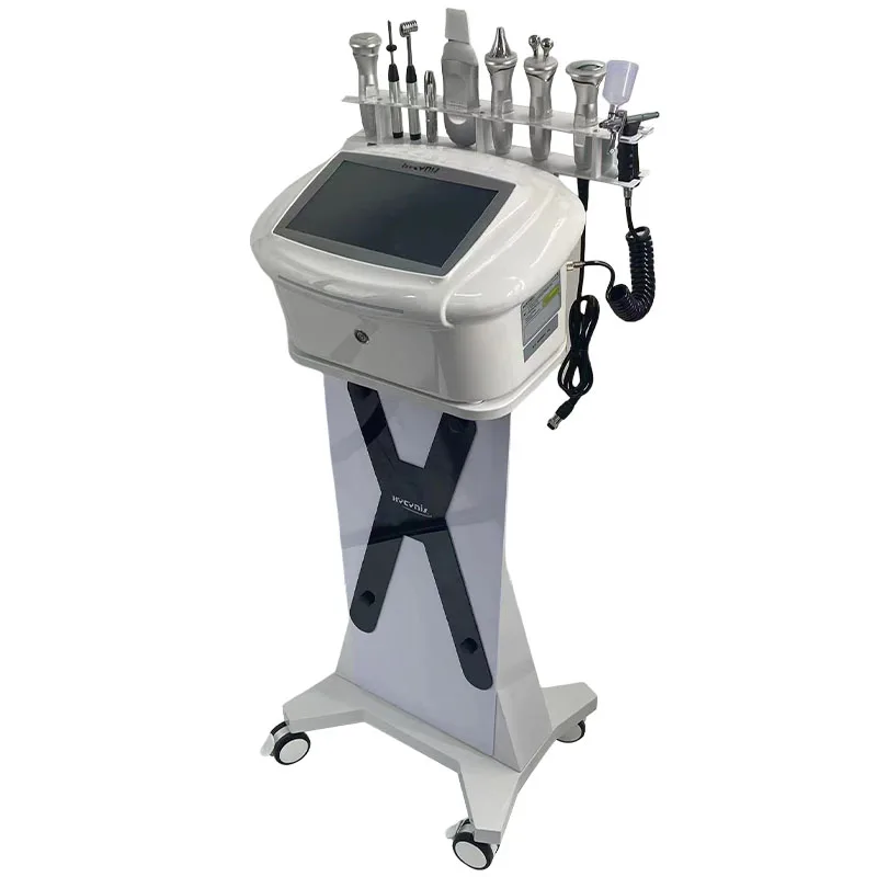 Portable Multifunction Beauty Skin Rejuvenation Ion bar Oxygen Jet Peeling MDA microdermabrasion Oxygen Facial Machine