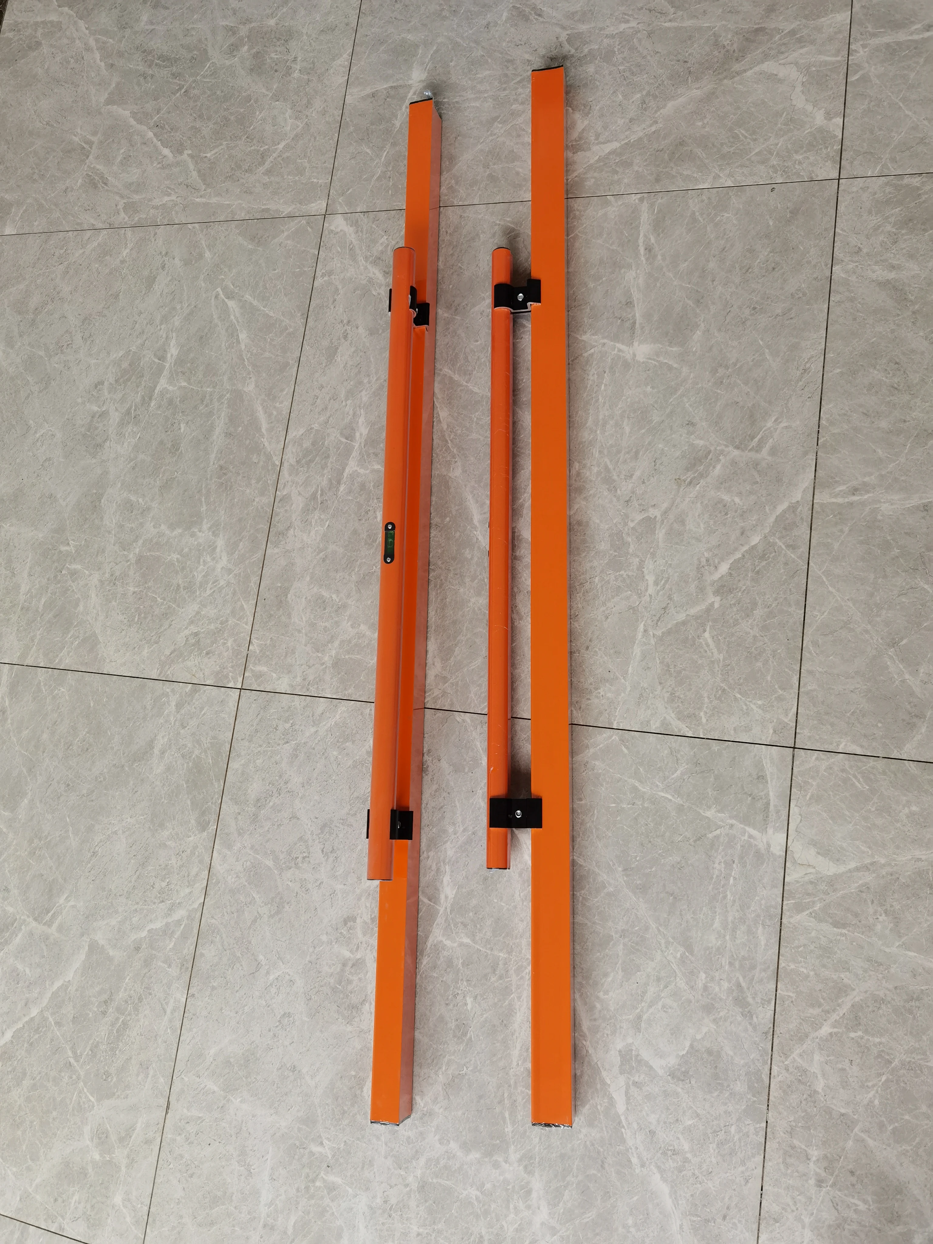 YJ-AP0807-H Aluminum Alloy Scraper Ruler Plaster Level Scraper Ruler Spirit Level angle ruler