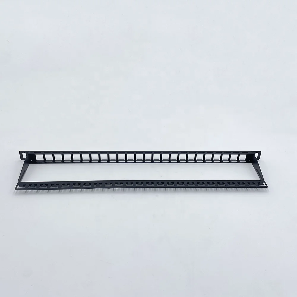 0.5U High Density blank Patch Panel 24 ports for UTP keystone jacks