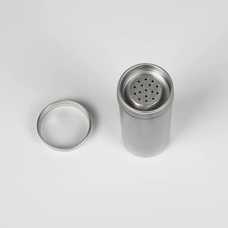 3.5oz 100ml D44*H103mm tea box/can food/cosmetics/spices silver cans aluminum jars with screw cap