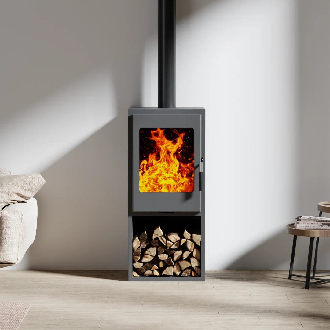 Portable Cast Iron Fireplace for Indoor Home Heating Coal Stove for Outdoor Application Wood Stove for Living Room