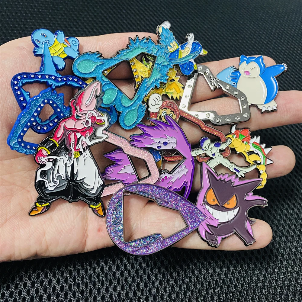 Manufacturer Cartoon Anime Frame Hat Pin Design Custom Logo Fashion Metal Badge Glitter Lapel Hard Enamel Pins Custom