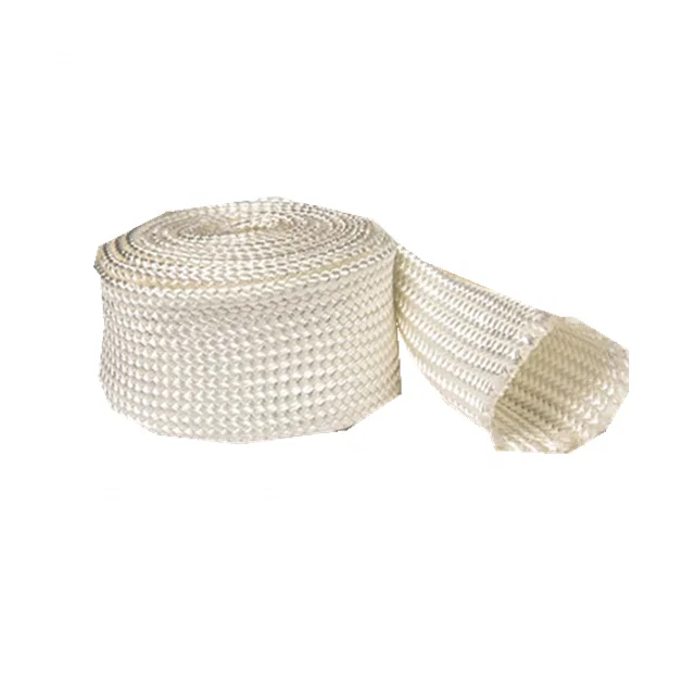 Термостойкая саржевая оплетка, устойчивая к кислотам Стекловолоконная трубка, стекловолоконная трубка