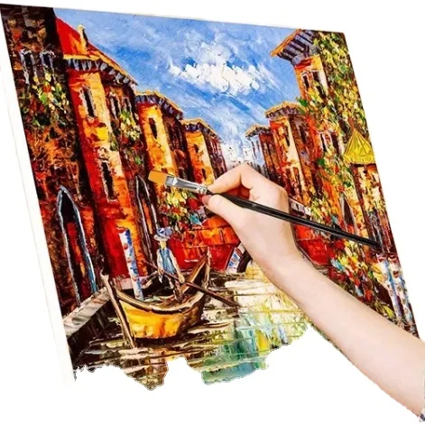 High Quality Cotton Linen Blend Primed Blank Canvas for Artist Painting Layer Oil Painting Canvas