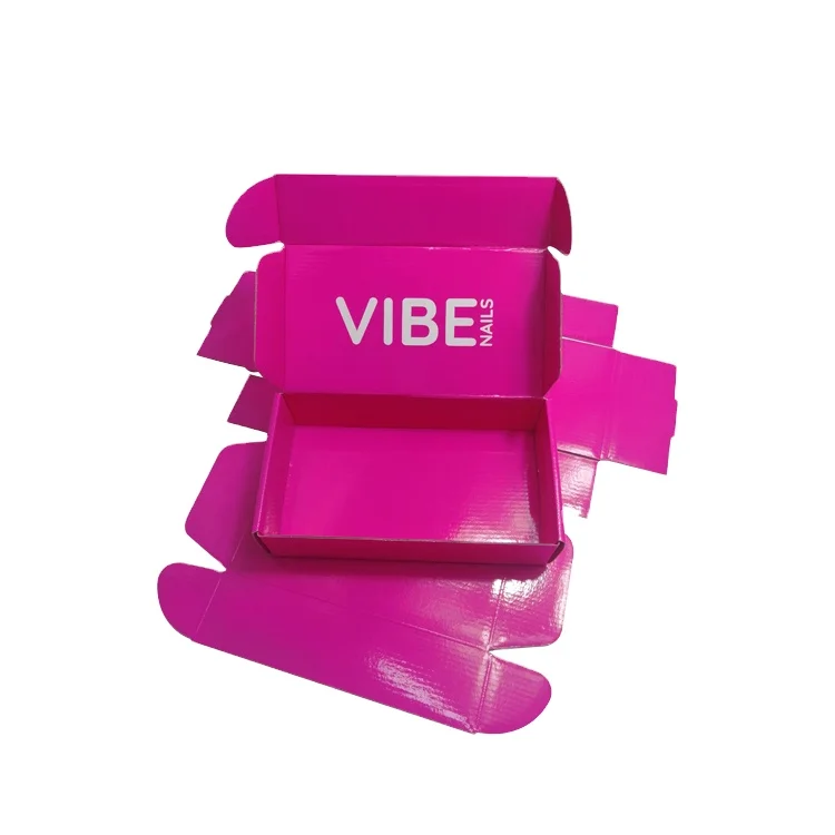 Wholesale Custom Color Printed Tuck Top B/E Flute Corrugated shipping Paper Box