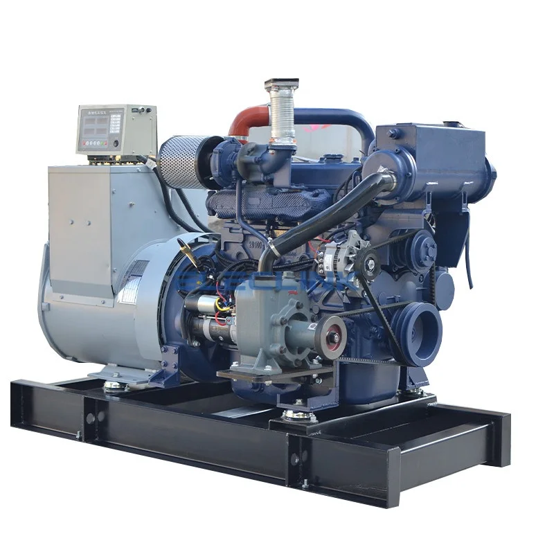 Good Quality 150KW 200HP 1500RPM  Marine Generator Coupling With  Weichai Engine WP10CD200E200 For Boat