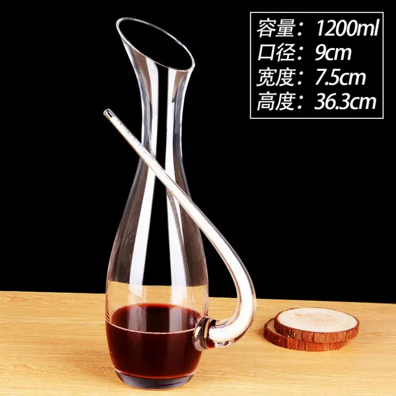 glass bottle wine decanter poure with glass stopper