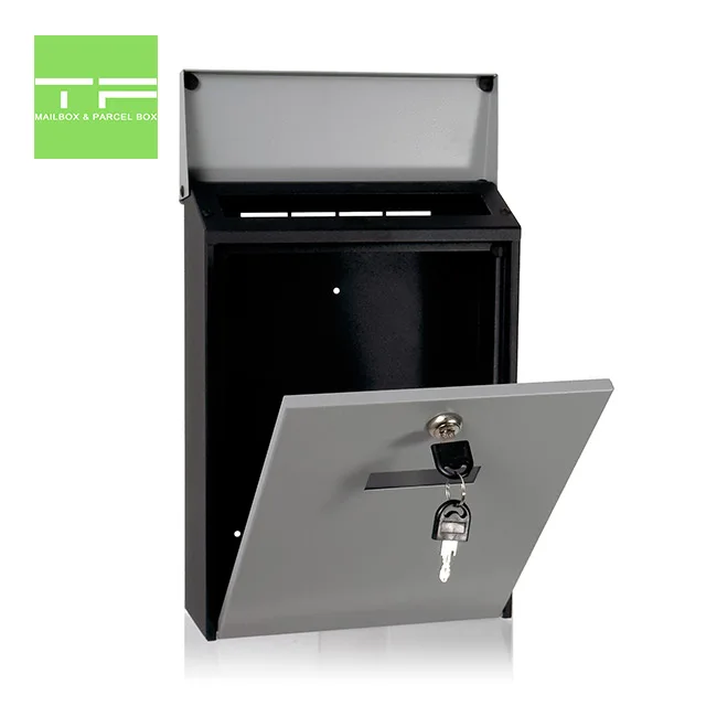 Customized Safe Parcel Outdoor Waterproof Mailbox Residential Modern Steel  Letter Box