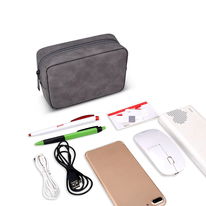 For airpods earphone mac mouse iphone usb cable power bank USB flash disk charger makeup jewelry organizer bag