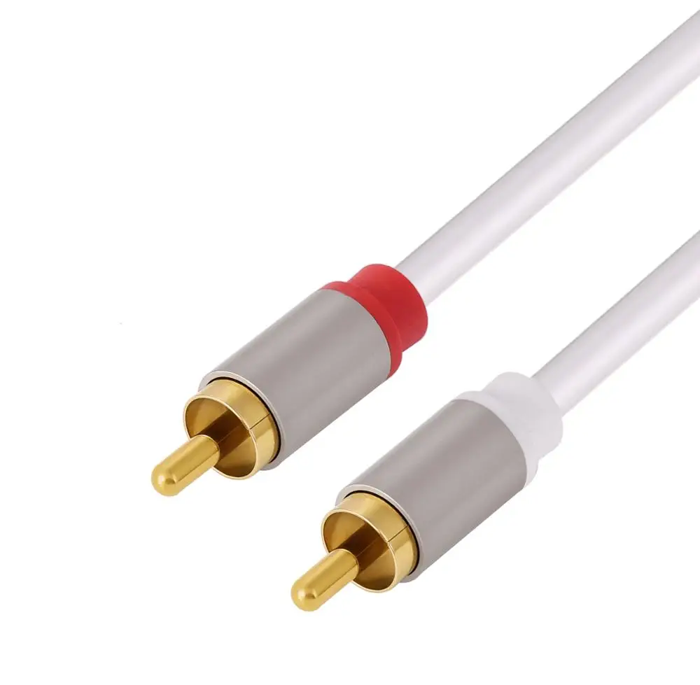 3RCA к кабель (металлический корпус) High End RCA аудио и видео